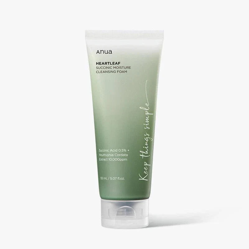 Anua  Heartleaf Succinic Moisture Cleansing Foam