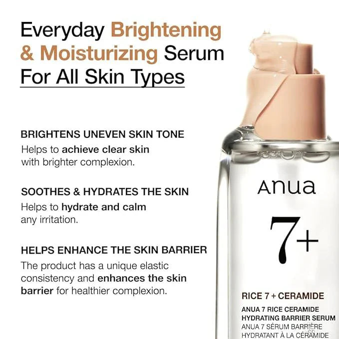 Anua  7 Rice Ceramide Hydrating Barrier Serum 50ml