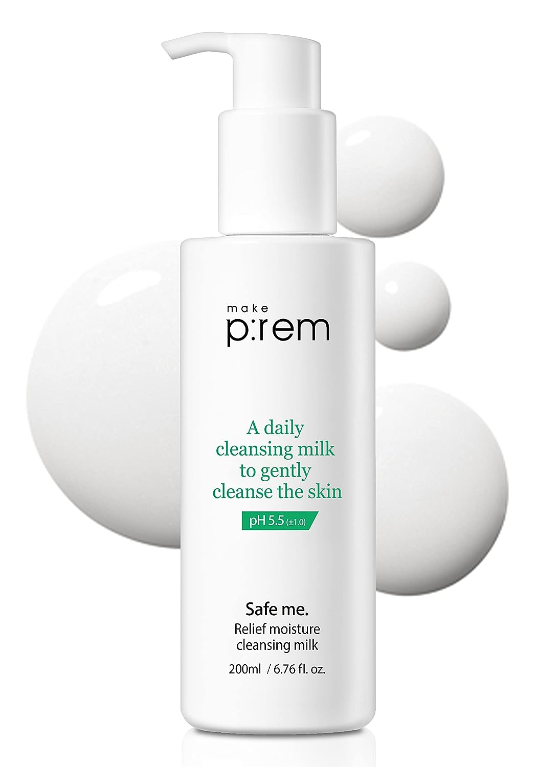 make p:rem Safe Me Relief Moisture Cleansing Milk 200ml