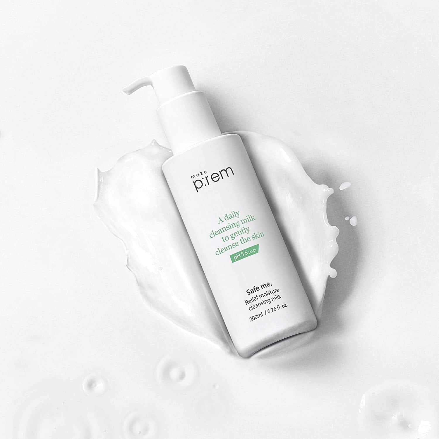 make p:rem Safe Me Relief Moisture Cleansing Milk 200ml