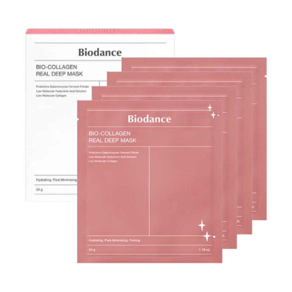 BIODANCE Bio-Collagen Real Deep Mask 4 PCs