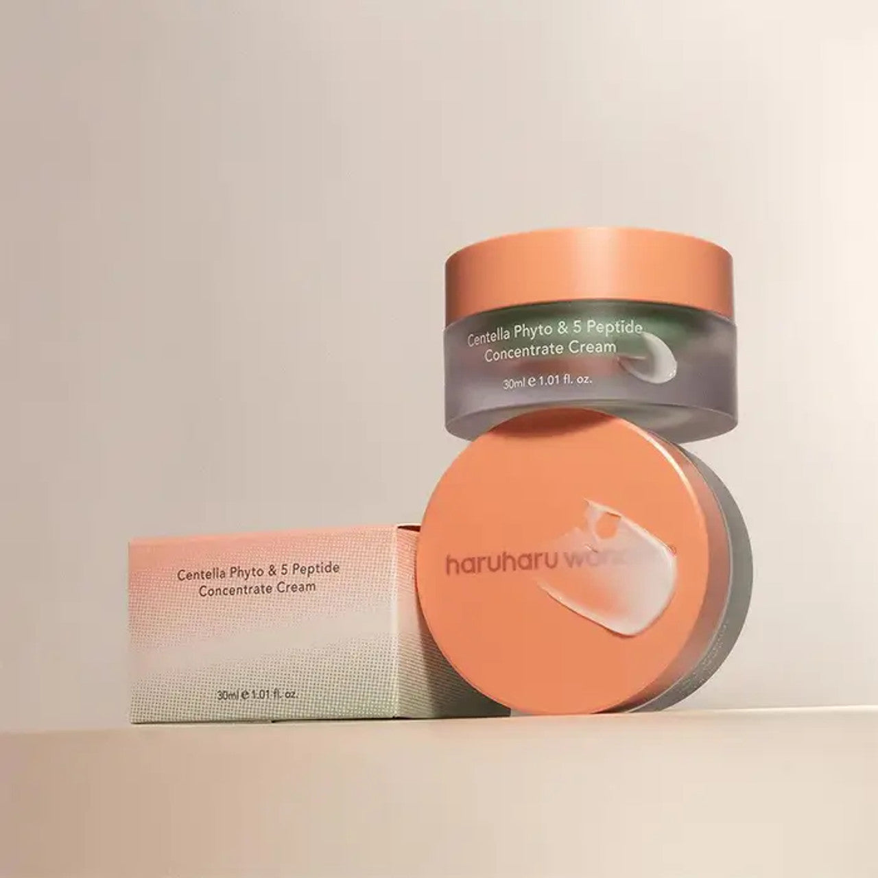 Haruharu Wonder Centella Phyto & 5 Peptide Concentrate Cream 30ml